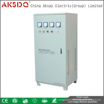 Hot Type 3 Phase 50HZ / 60HZ 380V TNS 6-90kva Servo Electrical Automatic Science stabilisateur de tension fabriqué dans lLiuShi YueQing Chine